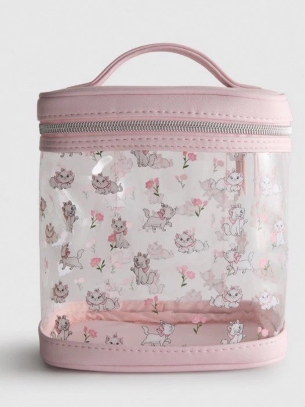 Disney Aristocats Marie Cosmetic Bag Primark Pink Vanity Case Travel Makeup NEW